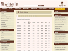 Tablet Screenshot of muselmanlar.com
